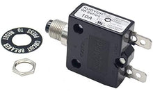 Load image into Gallery viewer, KUOYUH 10 Amp 98 Series Quick Connect Terminals Push-To-Reset Thermal Circuit Breaker