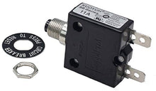 Load image into Gallery viewer, KUOYUH 11 Amp 98 Series Quick Connect Terminals Push-To-Reset Thermal Circuit Breaker