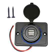 Load image into Gallery viewer, 12V Dual Port Bus Boat Marine Car Charger USB Socket