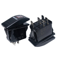 Load image into Gallery viewer, 12v 20 Amp Waterproof Red LED On/off Boat Marine SPST