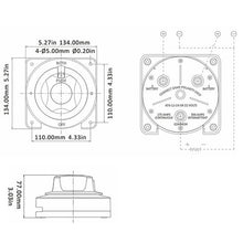 Load image into Gallery viewer, 12v Caravan Yacht Rv Marine 4 Position Battery Switch