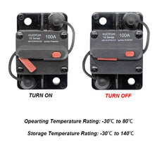 Load image into Gallery viewer, KUOYUH 150A 16F Series WATERPROOF Ignition Protected Circuit Breaker 48/32/24VDC