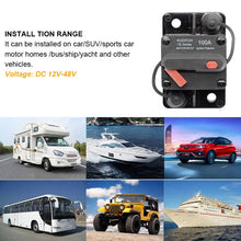 Load image into Gallery viewer, KUOYUH 60A 16F Series WATERPROOF Ignition Protected Circuit Breaker 48/32/24VDC