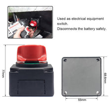 Load image into Gallery viewer, 300A 360 degree rotary Caravan Yacht Operation ON-OFF Light Disconnect Marine Battery Cut Off Isolator Switch