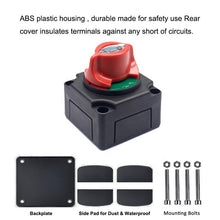 Load image into Gallery viewer, 300A 360 degree rotary Caravan Yacht Operation ON-OFF Light Disconnect Marine Battery Cut Off Isolator Switch