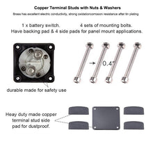 Load image into Gallery viewer, 300A 360 degree rotary Caravan Yacht Operation ON-OFF Light Disconnect Marine Battery Cut Off Isolator Switch