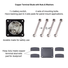 Load image into Gallery viewer, 300A rotary Caravan Yacht Operation ON-OFF Light Disconnect Marine Battery Cut Off Isolator Switch