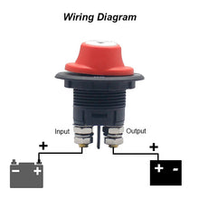 Load image into Gallery viewer, 50V 50A Battery Switch Waterproof Master Isolator Dual Battery Disconnect Switch for Boat
