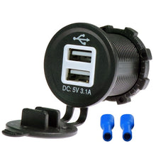 Load image into Gallery viewer, 5V QC3.1 Dual USB Car Charger Stick Car Charger Multiple Mobile Phone Car Charger
