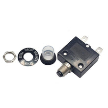 Load image into Gallery viewer, KUOYUH 25 Amp 98 Series Quick Connect Terminals Push-To-Reset Thermal Circuit Breaker