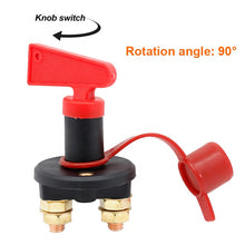 Load image into Gallery viewer, 6V Battery Kill Switch Isolator Cut OFF Power for Marine Car Boat RV On Off Battery Master Switch