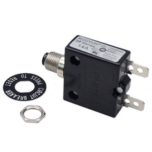 Load image into Gallery viewer, KUOYUH 14 Amp 98 Series Quick Connect Terminals Push-To-Reset Thermal Circuit Breaker