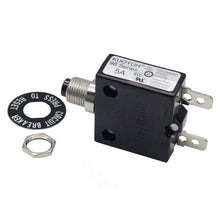 Load image into Gallery viewer, KUOYUH 5 Amp 98 Series Quick Connect Terminals Push-To-Reset Thermal Circuit Breaker