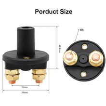 Load image into Gallery viewer, Auto Universal Battery Isolator Master Cutoff Cut Off Kill Power Switch Waterproof Cover