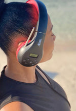 Load image into Gallery viewer, FM Radio Headphones Pull-Out Antenna for Great Reception, Walking, Jogging, Relaxing, School, Talk Radio - Powered by 2AA Batteries (Not Included) (Black)