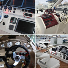 Load image into Gallery viewer, Boat Marine SPST 3P Rocker Switch 12v 20 Amp Waterproof Red LED On/off