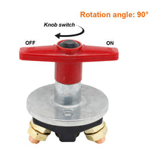 Load image into Gallery viewer, Brass Terminal 300A 12-60 (V) DC Stop Motorcycle Car Boart Battery Disconnect Cut Off Kill Switch