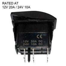 Load image into Gallery viewer, DC 12V/24V 20A/10A Automobile modification switch 3Pin Houseboat button