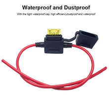 Load image into Gallery viewer, Inline Circuit Breaker Manual Reset Fuses 12V-24V DC for Automotive Marine Boat Audio Solar 80 Amps Fuse Holders