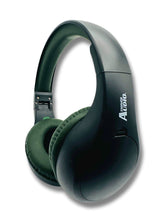 Load image into Gallery viewer, Portable Personal FM Radio Headphones Pull-Out Antenna for Great Reception, Walking, Jogging, Relaxing, School, Talk Radio - Powered by 2AA Batteries (Not Included) (Black & Army Green)