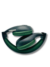 Load image into Gallery viewer, Portable Personal FM Radio Headphones Pull-Out Antenna for Great Reception, Walking, Jogging, Relaxing, School, Talk Radio - Powered by 2AA Batteries (Not Included) (Black & Army Green)