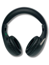 Load image into Gallery viewer, FM Radio Headphones Pull-Out Antenna for Great Reception, Walking, Jogging, Relaxing, School, Talk Radio - Powered by 2AA Batteries (Not Included) (Black)