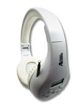 Load image into Gallery viewer, Portable Personal FM Radio Headphones Pull-Out Antenna for Great Reception, Walking, Jogging, Relaxing, School, Talk Radio - Powered by 2AA Batteries (Not Included) (White)