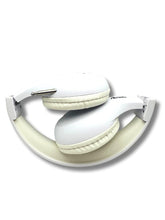 Load image into Gallery viewer, Portable Personal FM Radio Headphones Pull-Out Antenna for Great Reception, Walking, Jogging, Relaxing, School, Talk Radio - Powered by 2AA Batteries (Not Included) (White)