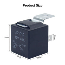 Load image into Gallery viewer, Auto Relay 12V 24V SPDT DC Power 5 Pin Car Used Micro Relay