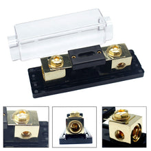 Load image into Gallery viewer, 100A/150A inline ANL Fuse Holder Car Boat Fuse Block Electrical Equipment Bolt-on 80A Fuses Terminal Motor Case Fuse
