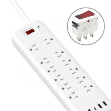 Load image into Gallery viewer, 12A Thermal Overload Protector Reset Push Rocker Switch Circuit Breaker 94N-12A
