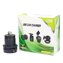 Load image into Gallery viewer, 12V 24V 3.0 A Bus Dual USB Charging Socket Battery Display Car USB
