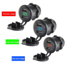 Load image into Gallery viewer, 12V 24V 3.1A fast usb charger with voltage
