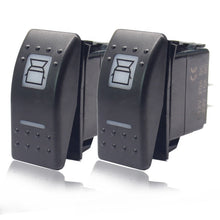 Load image into Gallery viewer, 12V Rocker swtich CAR DC Switch 10A On Off DPDT 3 PIN LED Light Bar Illuminated Laser carving pattern switch
