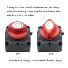 Load image into Gallery viewer, 12v 48v 250Amp Dual Battery Isolator main Kill Cut Off On/Off Switch
