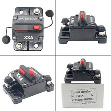 Load image into Gallery viewer, 200A 12-48VDC Circuit Breaker Surface Mount Battery Overload Protector GCA-200A
