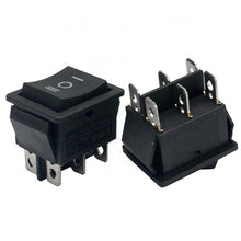 Load image into Gallery viewer, 16A 250VAC 1E4 kcd4 t120/55 on off on DPDT rocker switch RS606-2030041CBB
