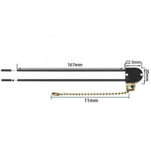 Load image into Gallery viewer, 3A/250V electrical zipper pull chain cord switch ZE-109 (3-Pack)
