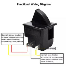 Load image into Gallery viewer, Refrigerator Door Light Switch HC-050K.4-Blk
