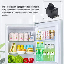 Load image into Gallery viewer, Refrigerator Door Light Switch HC-050K.4-Blk
