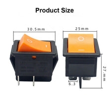 Load image into Gallery viewer, 4-pin big rocker switch w/250V 16a RS606E-2010012CYB
