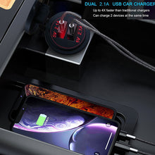 Load image into Gallery viewer, 4.2A Dual USB Car Charger Socket Waterproof 12V/24V USB Fast Charger Socket Power Outlet with Touch Switch D5
