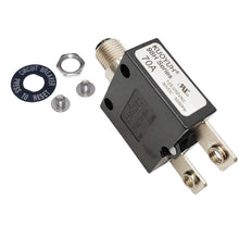Load image into Gallery viewer, KUOYUH 70 Amp 98H Series Screw Connect Terminals Push-To-Reset Thermal Circuit Breaker with Transparent Waterproof Dust Button Cover

