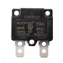 Load image into Gallery viewer, KUOYUH 19 Amp 88AR Series Quick Connect Terminals Automatic-Reset Thermal Circuit Breaker
