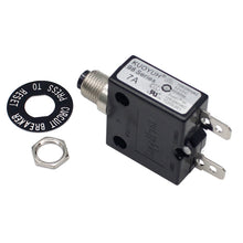 Load image into Gallery viewer, KUOYUH 7 Amp 98 Series Quick Connect Terminals Push-To-Reset Thermal Circuit Breaker
