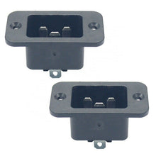 Load image into Gallery viewer, CE Approval C20 3 Pins 16A 250VAC Screw On IEC Inlet Plug Power Connector BS-C20

