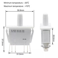 Load image into Gallery viewer, Refrigerator &amp; Dryer Door Switch BSDW-B
