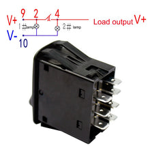 Load image into Gallery viewer, Club car golf cart front and hazard light switch high current rocker hazard
