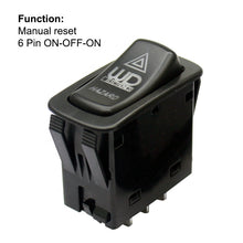 Load image into Gallery viewer, Club car golf cart front and hazard light switch high current rocker hazard
