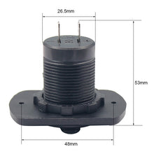 Load image into Gallery viewer, DC 12V 24V Panel Mount Dual Train Tram Marine Boat Car Bus Seat USB Port Charger Socket Mobile Phone Bus 3.1A USB Charger
